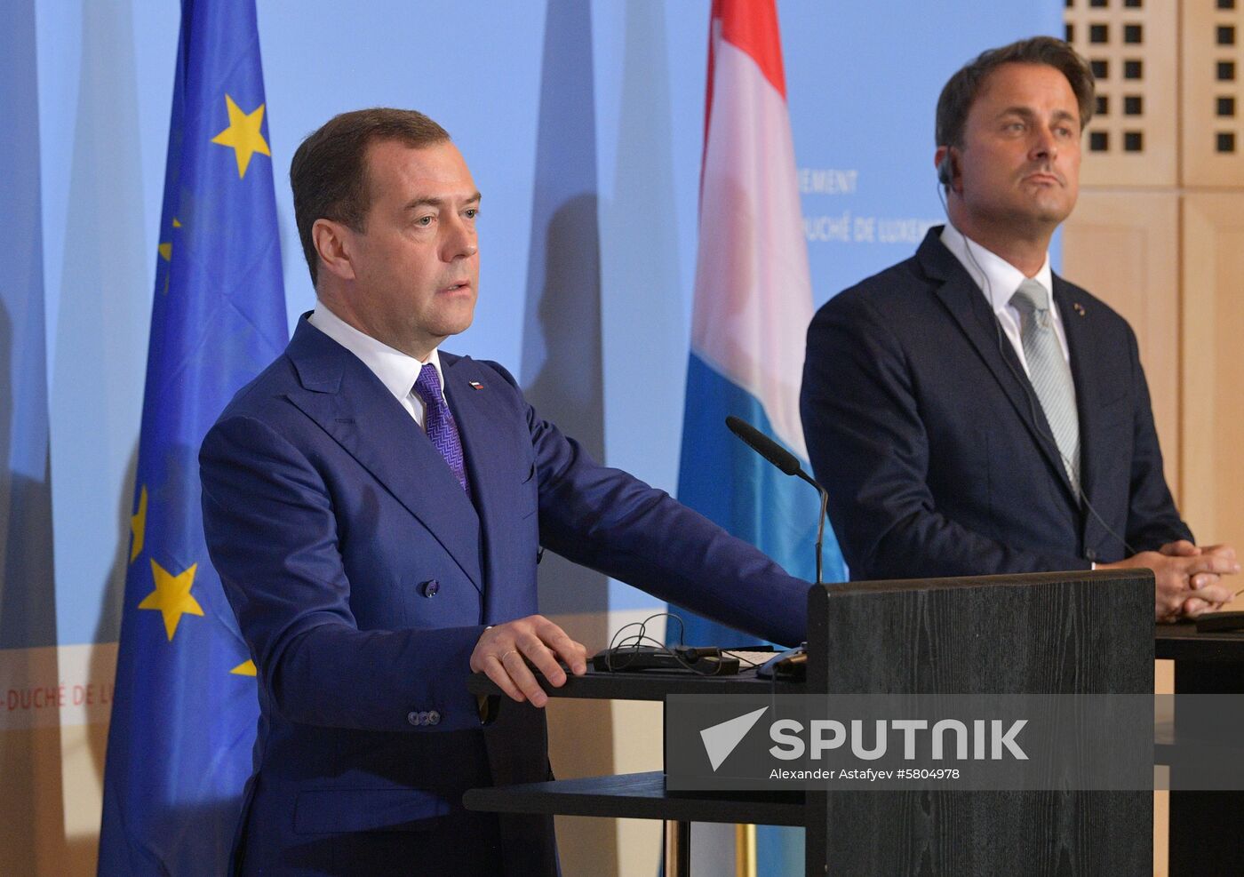 Luxembourg Russia Medvedev