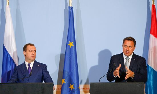 Luxembourg Russia Medvedev