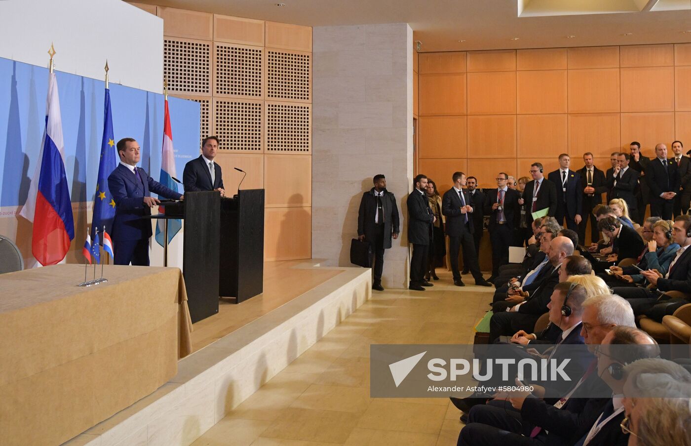 Luxembourg Russia Medvedev