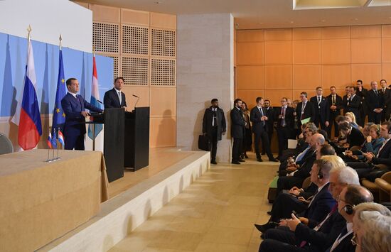 Luxembourg Russia Medvedev