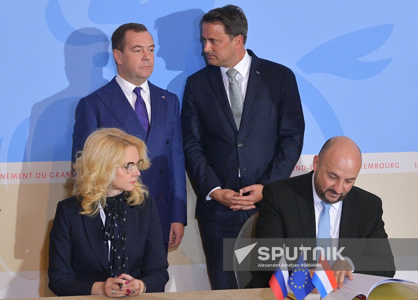 Luxembourg Russia Medvedev