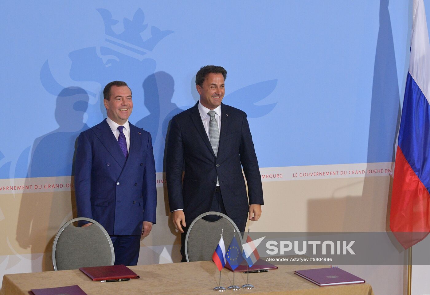 Luxembourg Russia Medvedev
