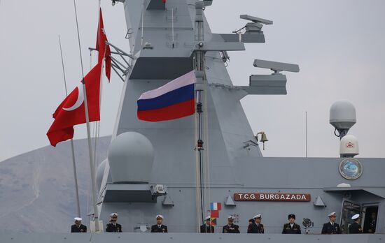 Russia Turkey Warships