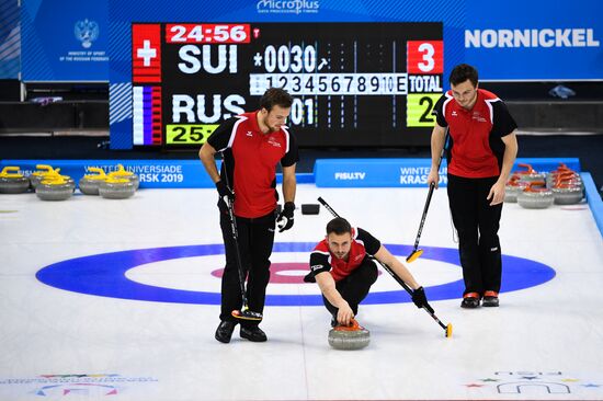 Russia Universiade Curling Men Switzerland - Russia