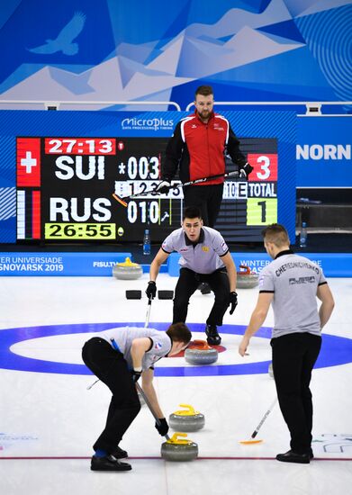 Russia Universiade Curling Men Switzerland - Russia