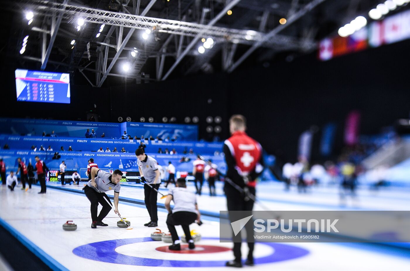 Russia Universiade Curling Men Switzerland - Russia
