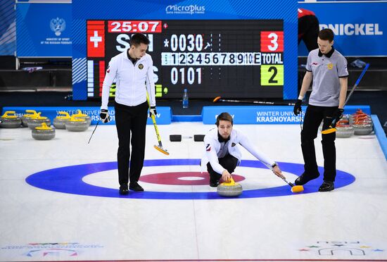 Russia Universiade Curling Men Switzerland - Russia