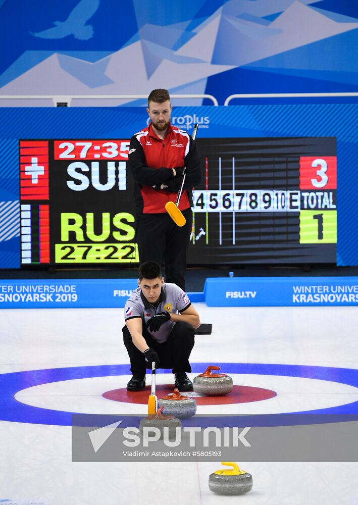 Russia Universiade Curling Men Switzerland - Russia