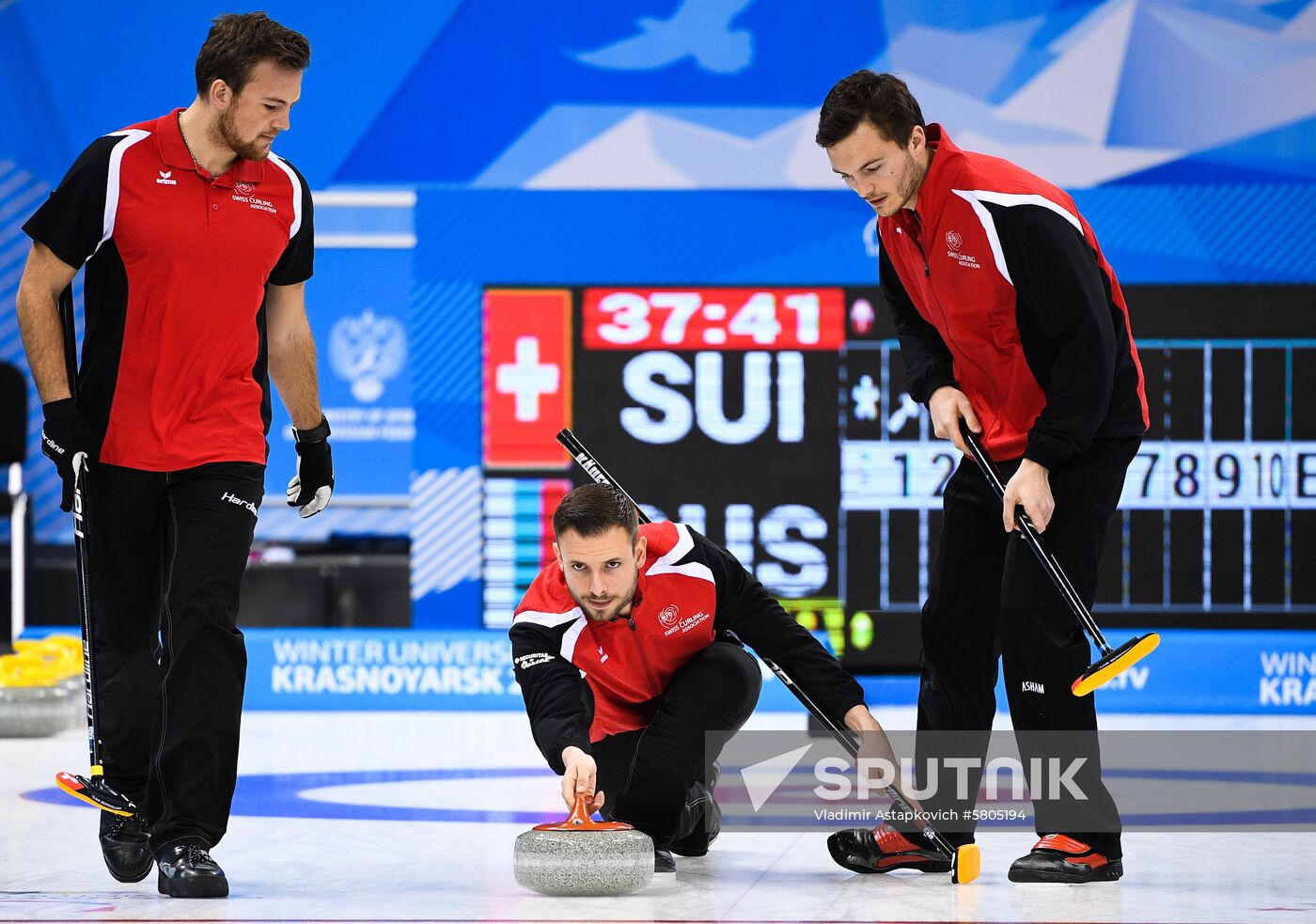 Russia Universiade Curling Men Switzerland - Russia
