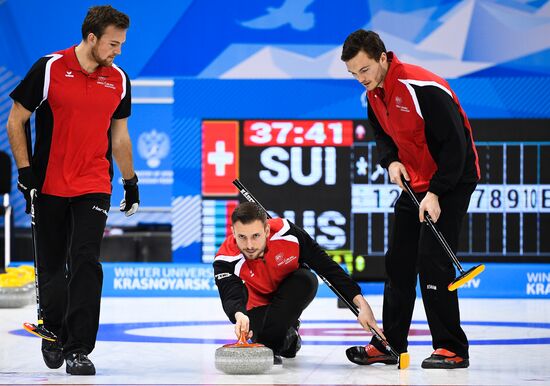 Russia Universiade Curling Men Switzerland - Russia