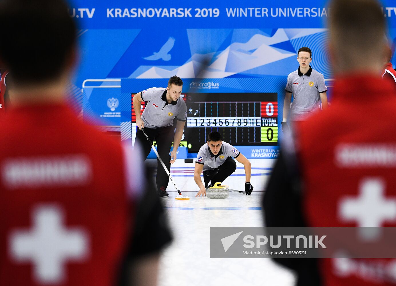 Russia Universiade Curling Men Switzerland - Russia