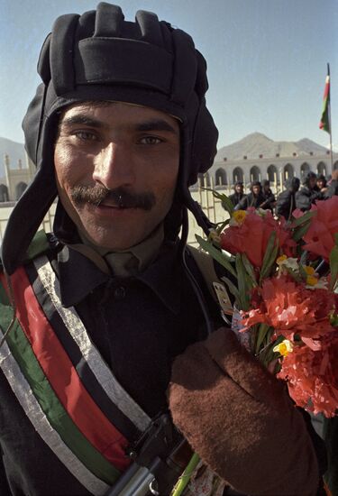 Afghan army soldier