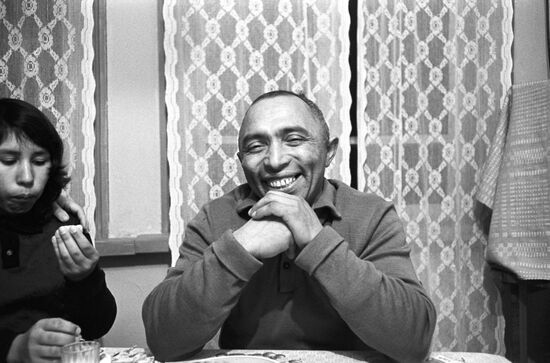 Abkhazian resident Shamil Chamba