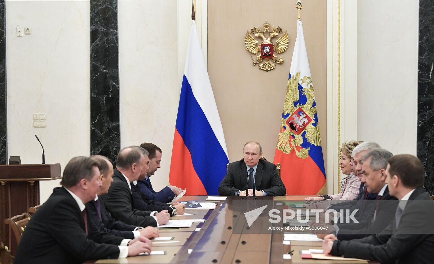 Russia Putin Security Council