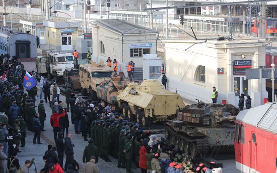 Russia Syria Train Exhibition