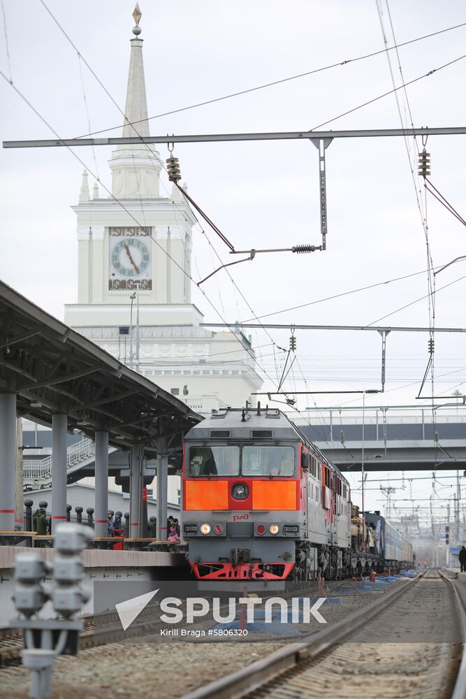 Russia Syria Train Exhibition