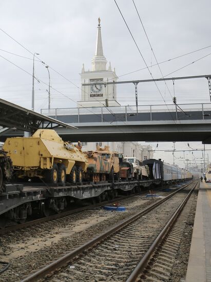 Russia Syria Train Exhibition