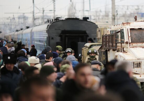 Russia Syria Train Exhibition