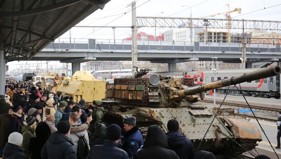 Russia Syria Train Exhibition