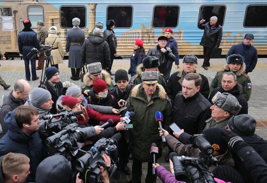Russia Syria Train Exhibition