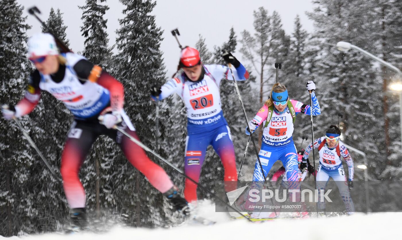 Sweden Biathlon Worlds Mixed Relay