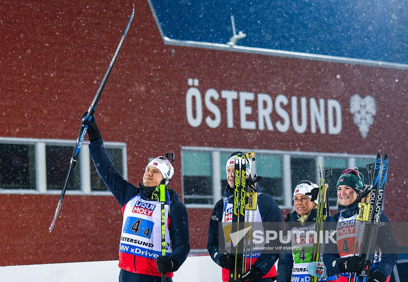 Sweden Biathlon Worlds Mixed Relay