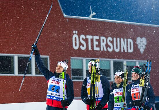 Sweden Biathlon Worlds Mixed Relay