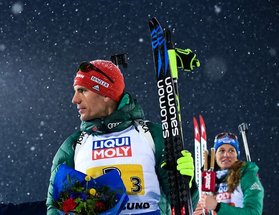 Sweden Biathlon Worlds Mixed Relay