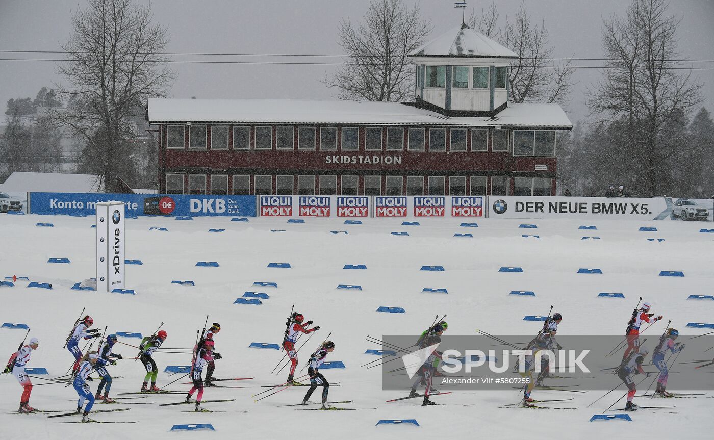 Sweden Biathlon Worlds Mixed Relay