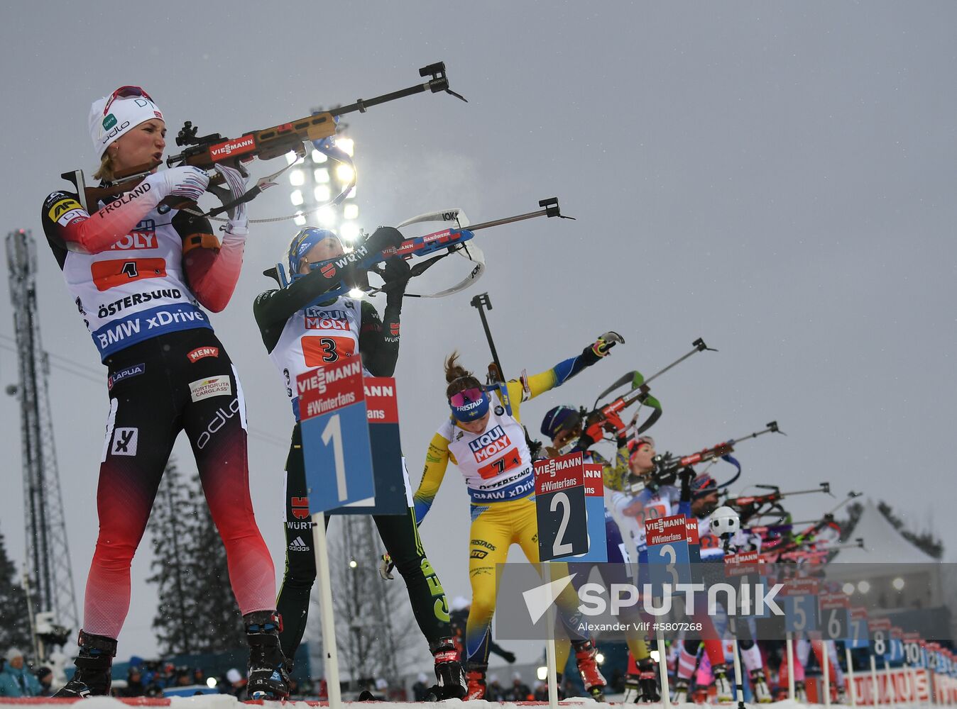 Sweden Biathlon Worlds Mixed Relay