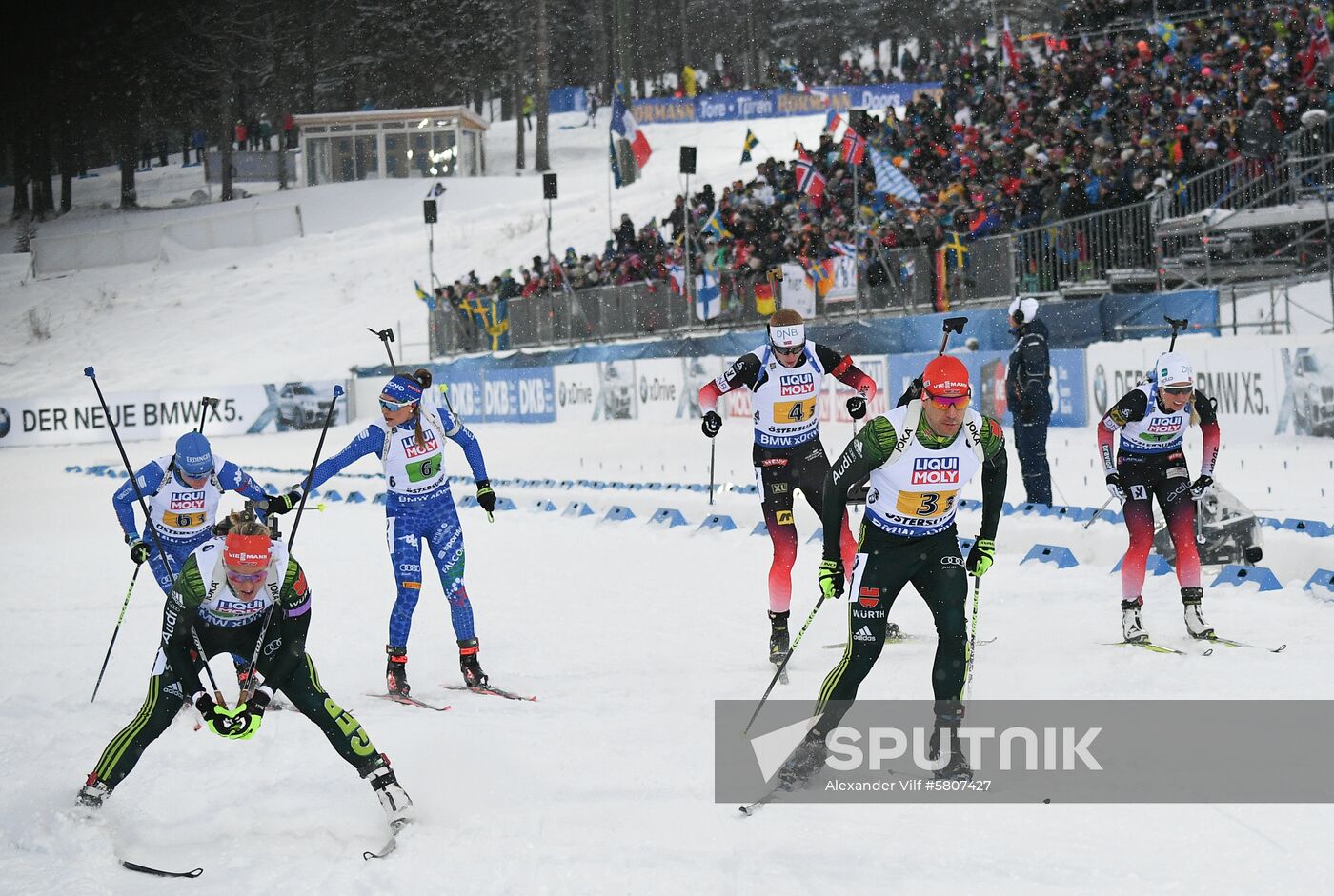 Sweden Biathlon Worlds Mixed Relay