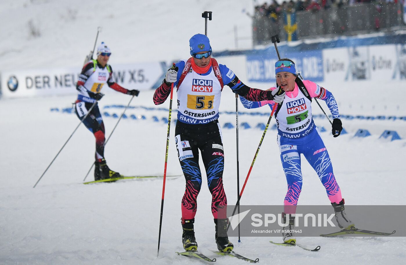 Sweden Biathlon Worlds Mixed Relay
