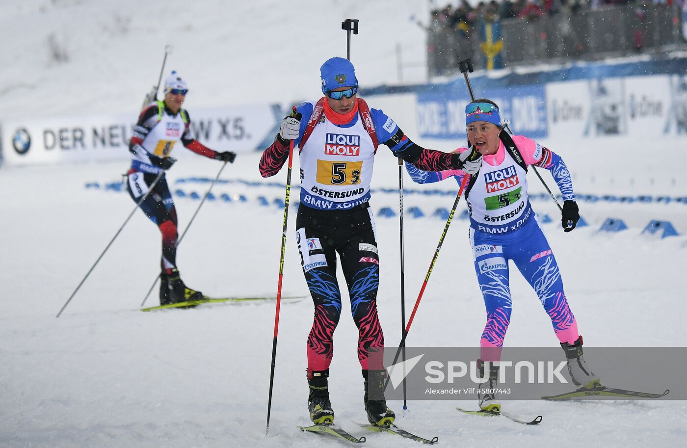 Sweden Biathlon Worlds Mixed Relay