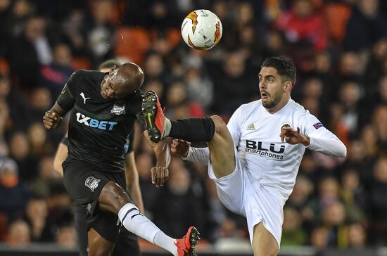Spain Soccer Europa League Valencia - Krasnodar