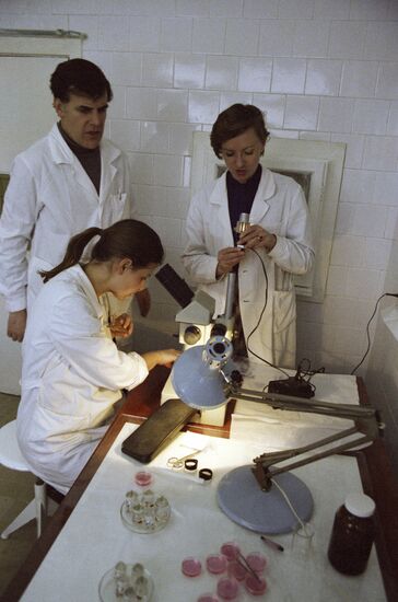 US scientist-biologist Arnold Lockshin