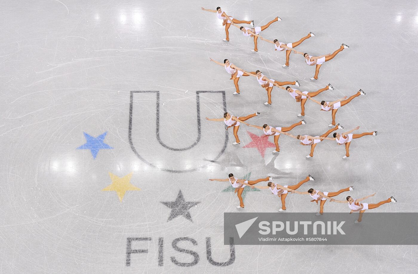 Russia Universiade Synchronized Figure Skating