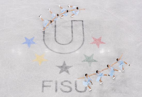 Russia Universiade Synchronized Figure Skating