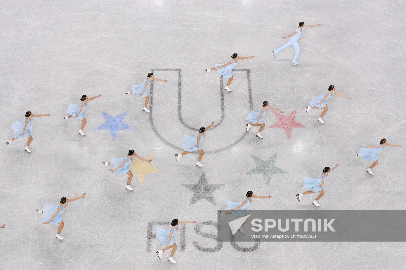 Russia Universiade Synchronized Figure Skating