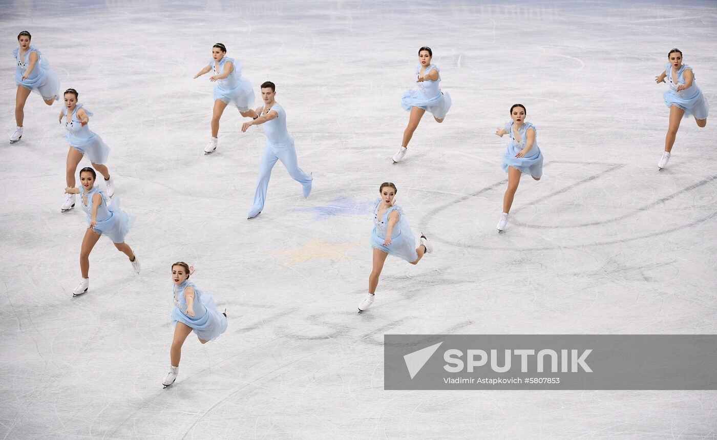 Russia Universiade Synchronized Figure Skating