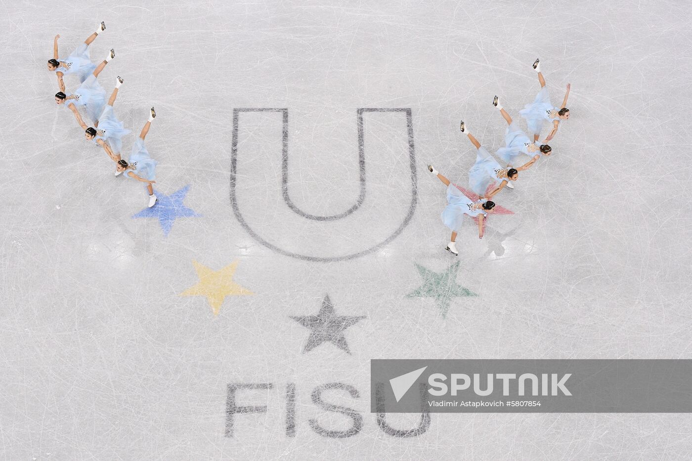 Russia Universiade Synchronized Figure Skating
