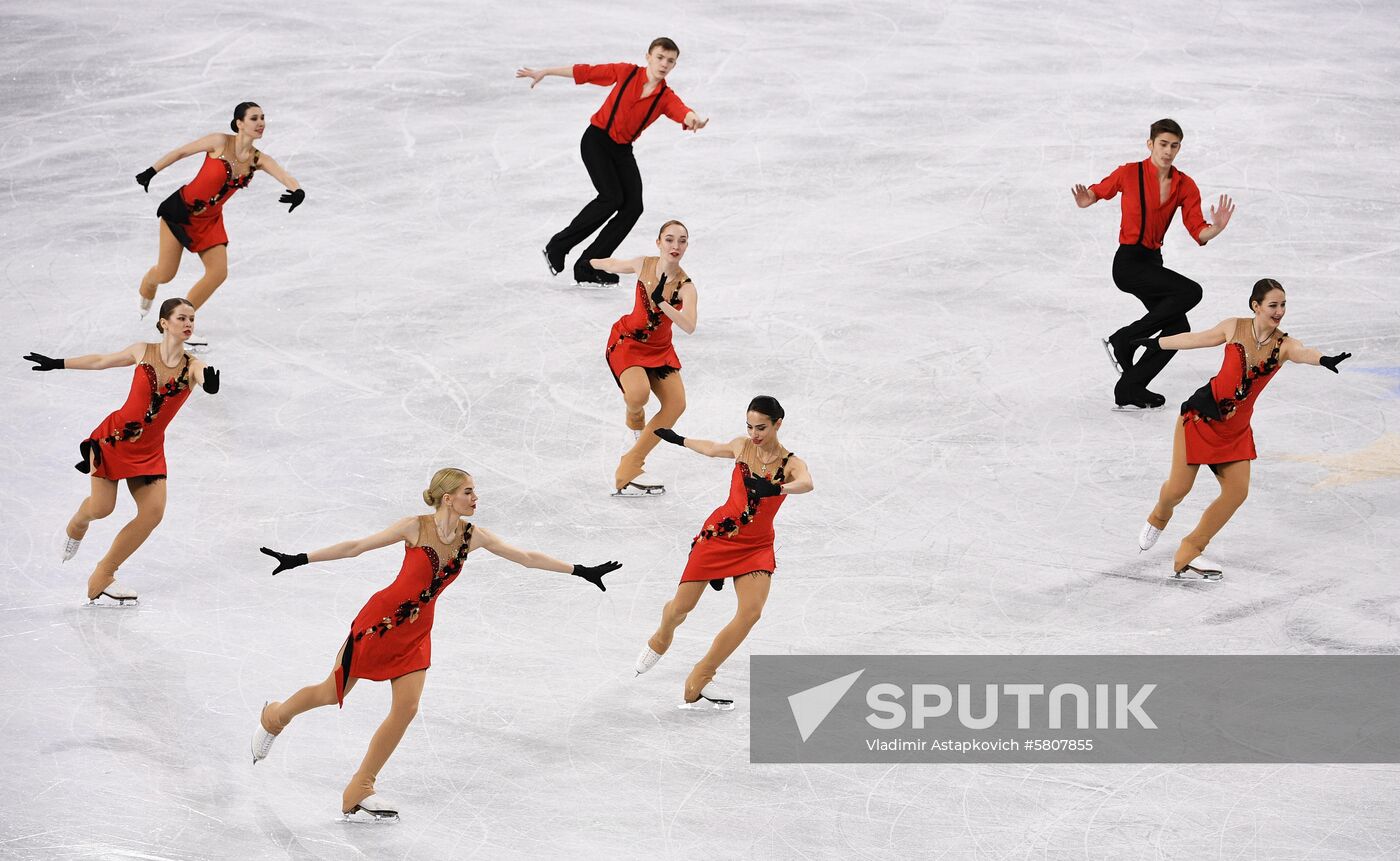 Russia Universiade Synchronized Figure Skating