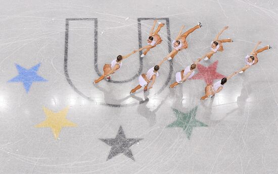 Russia Universiade Synchronized Figure Skating