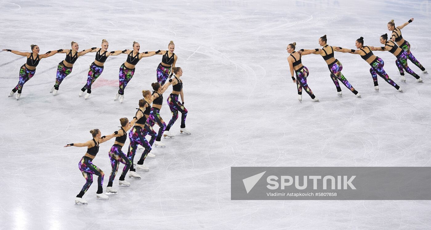 Russia Universiade Synchronized Figure Skating