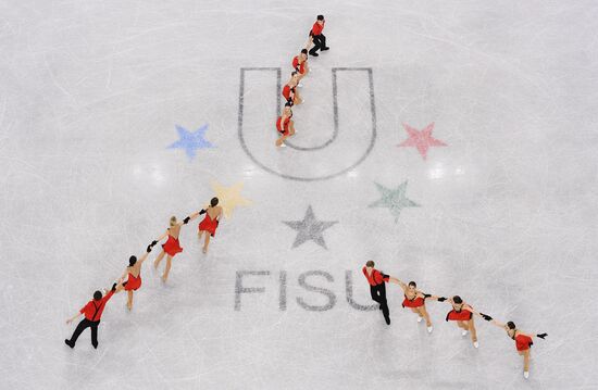 Russia Universiade Synchronized Figure Skating