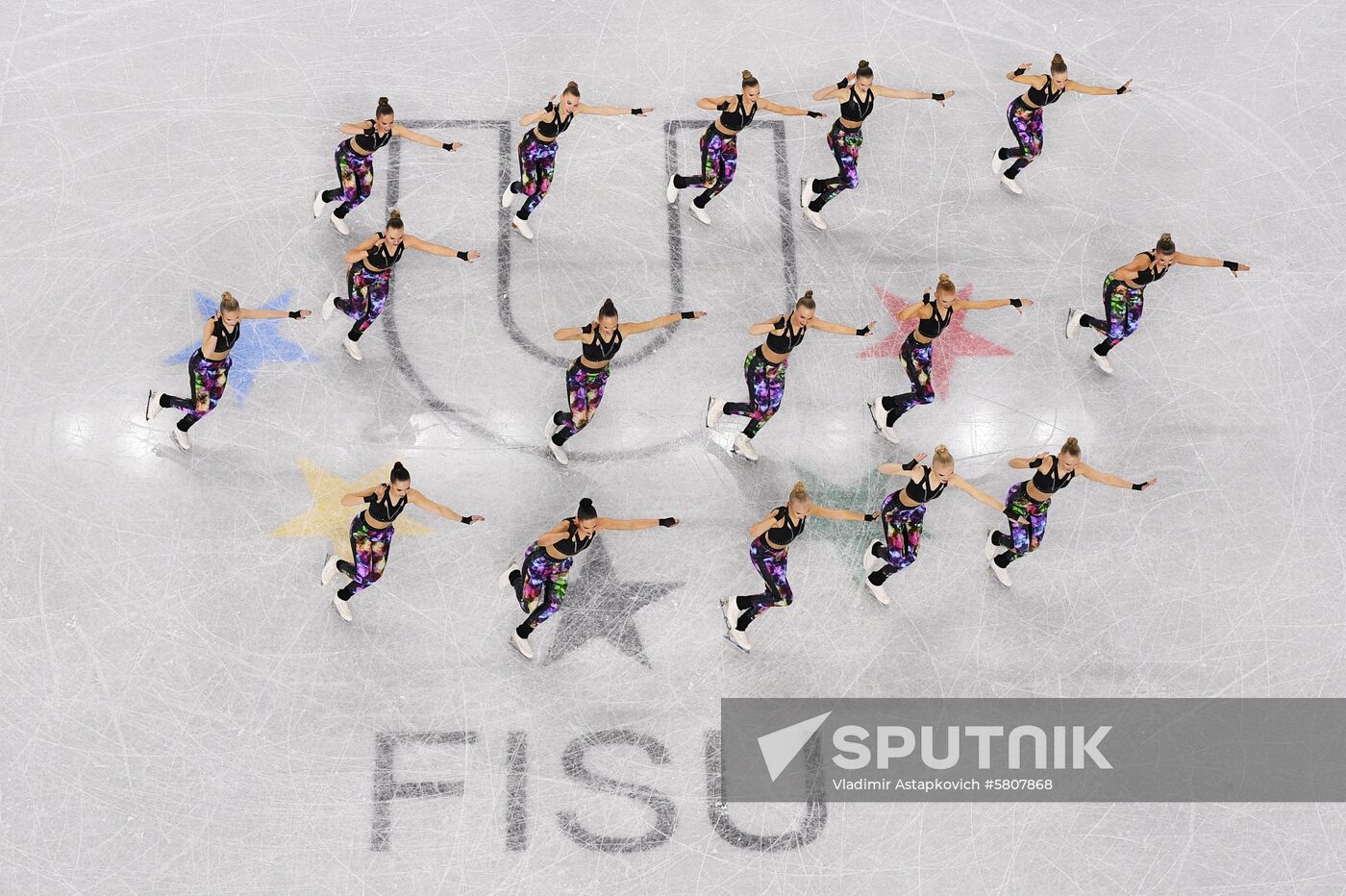 Russia Universiade Synchronized Figure Skating
