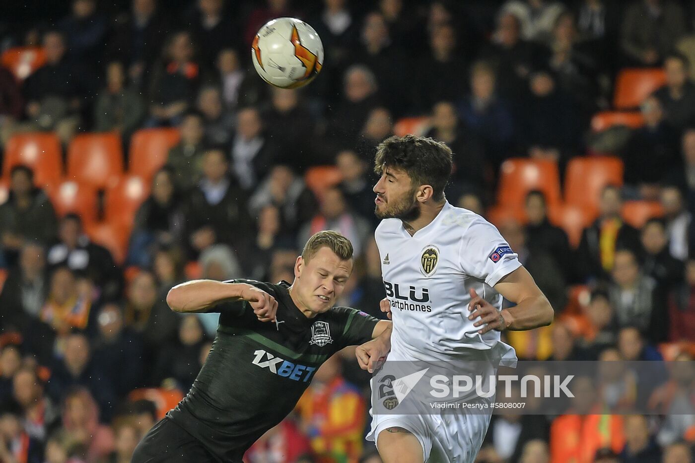 Spain Soccer Europa League Valencia - Krasnodar