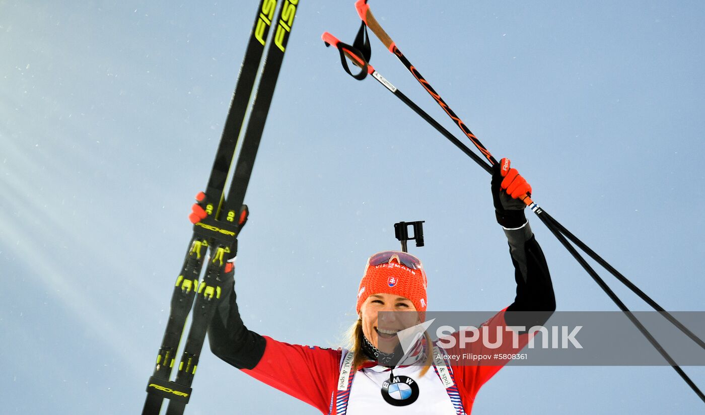 Sweden Biathlon Worlds Women Sprint