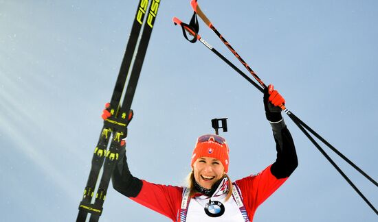 Sweden Biathlon Worlds Women Sprint