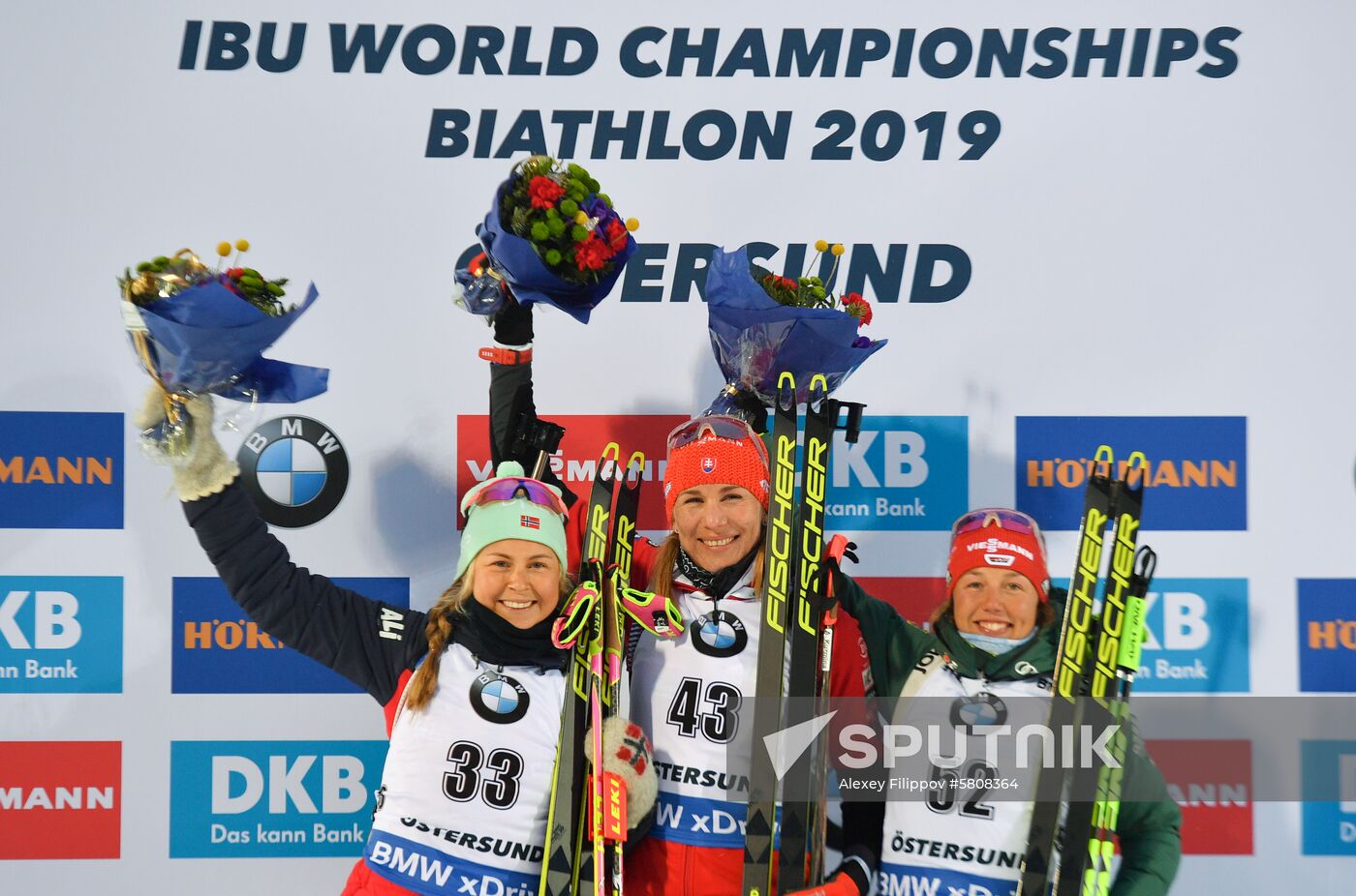 Sweden Biathlon Worlds Women Sprint