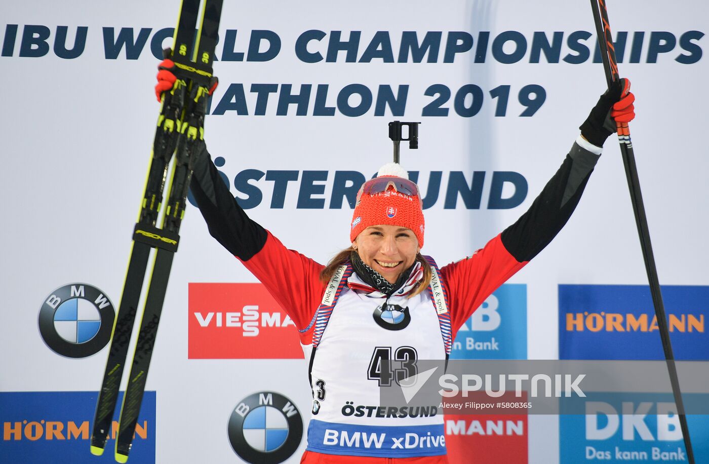 Sweden Biathlon Worlds Women Sprint